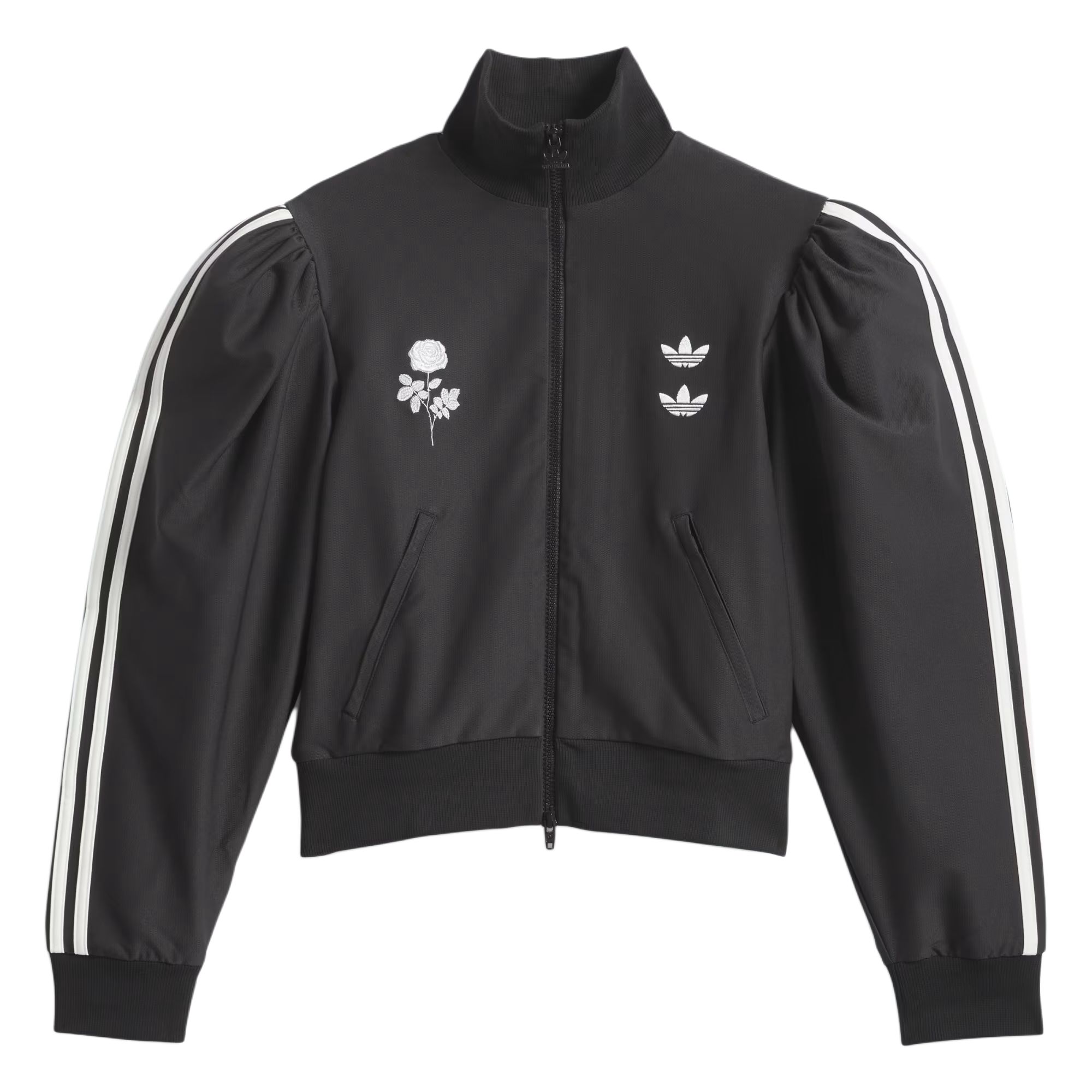 Блузка-спортивная куртка Willy Chavarria FW25, женская Adidas Originals, черный — фото 3