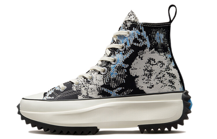 

Кроссовки Converse Run Star Hike Hi Floral Fusion University Blue, Серый, Кроссовки Converse Run Star Hike Hi Floral Fusion University Blue