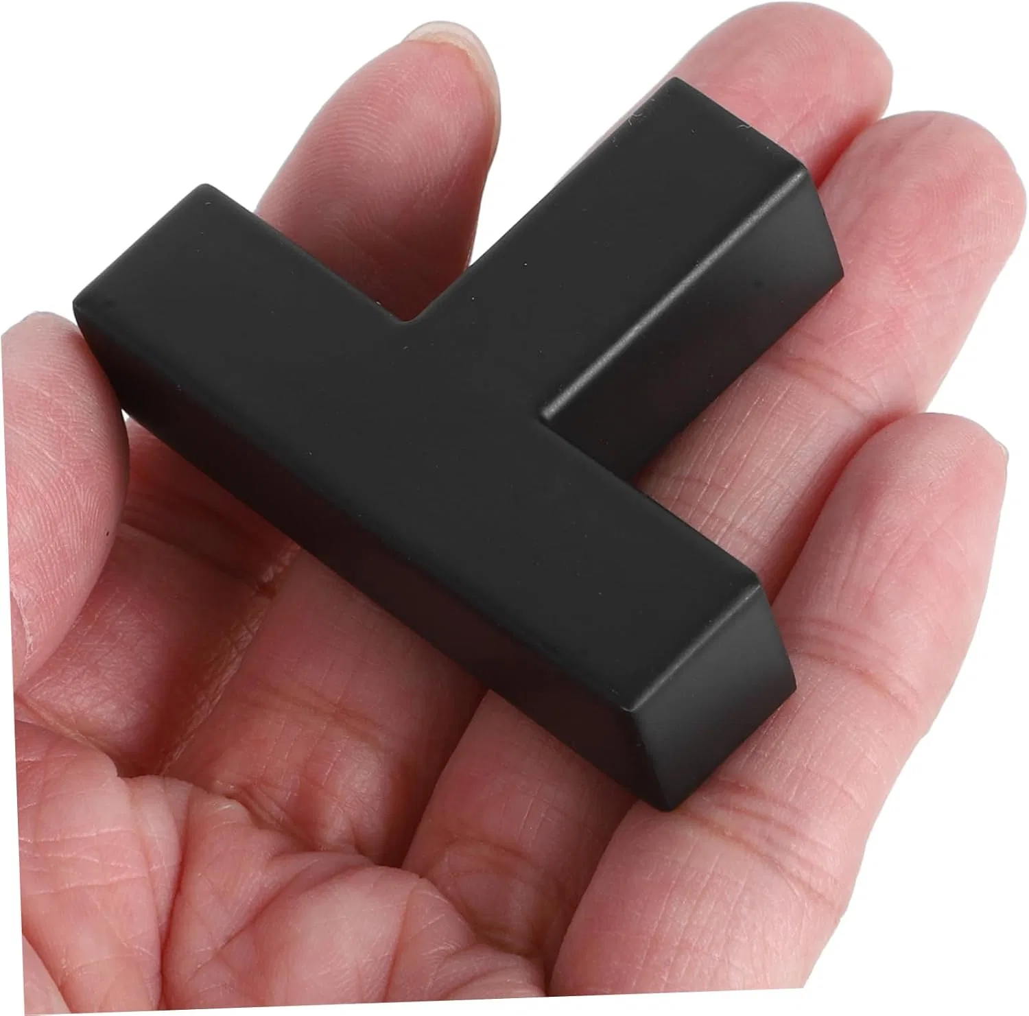 Т-образная ручка Beaupretty из нержавеющей стали, черная, 2 шт — фото 3
