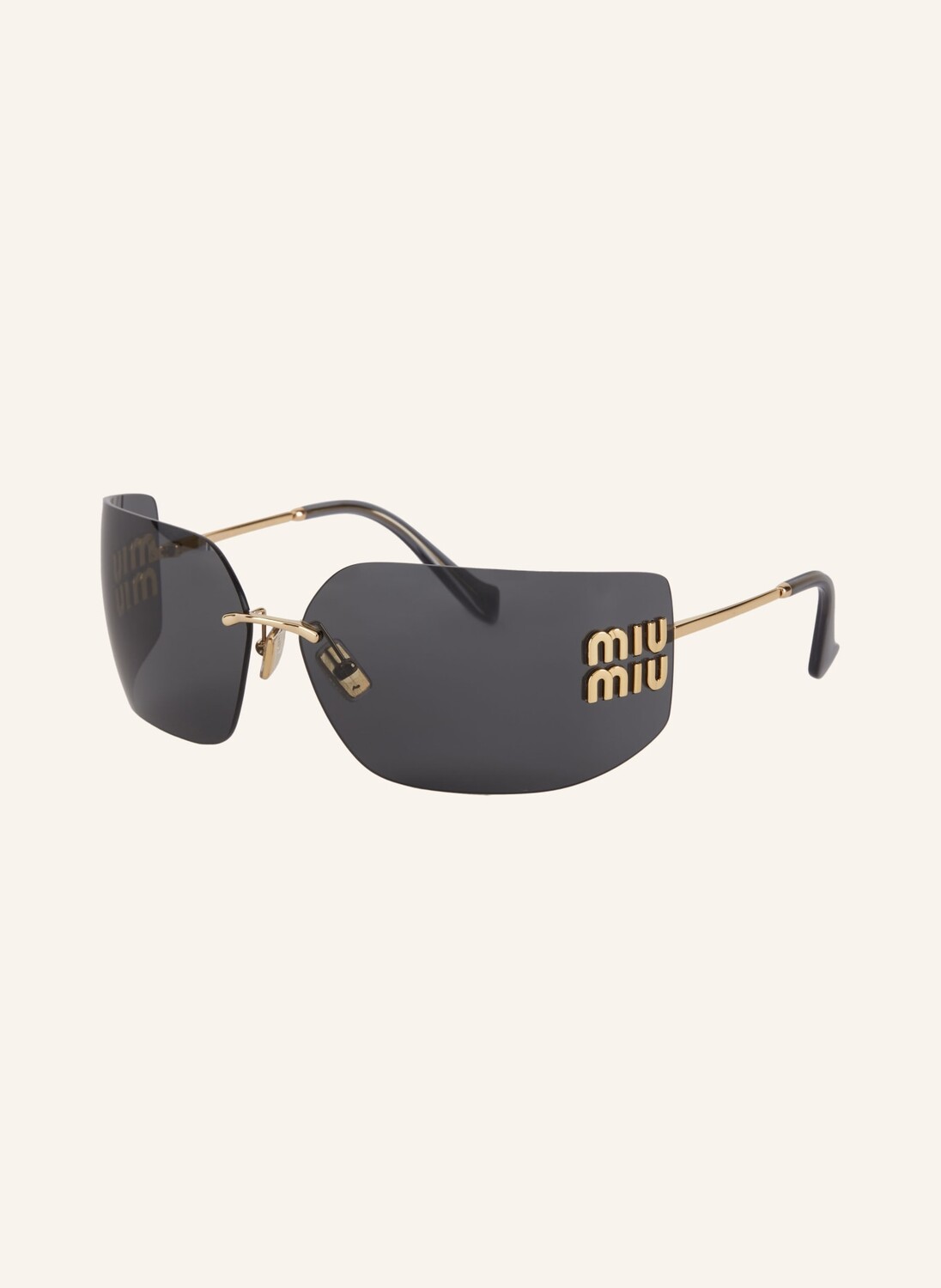 

Солнцезащитные очки mu 54ys MIU MIU, цвет 5AK5S0 - GOLD/DUNKELGRAU