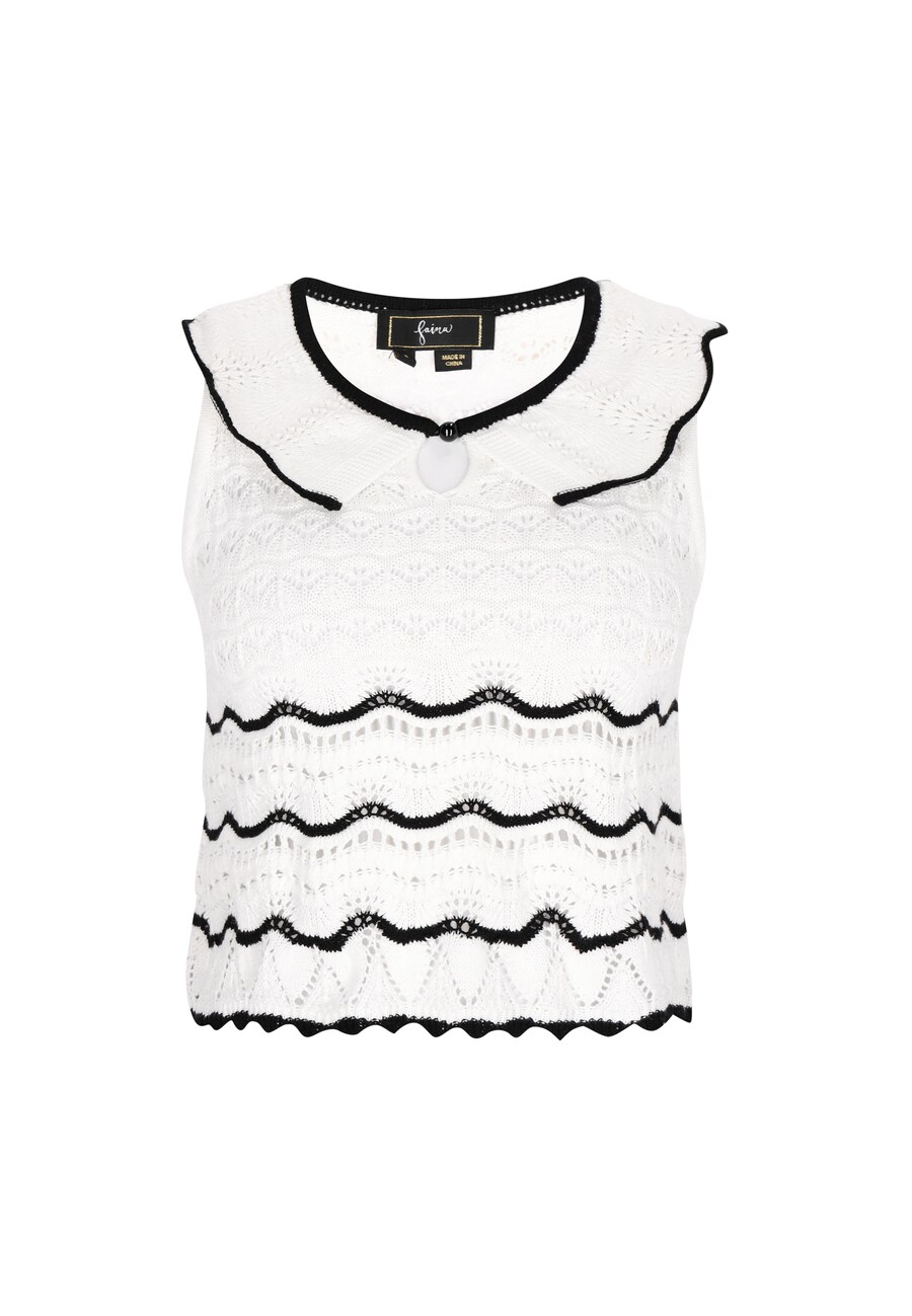 

Вязаный топ faina Fashion Look, от белого
