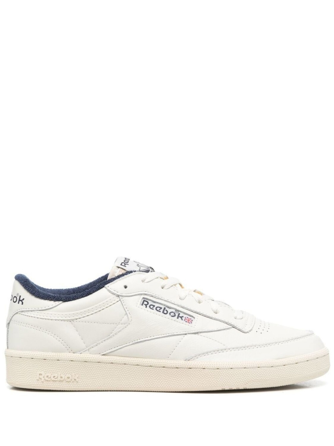 

Кроссовки Reebok With Logo Patch, белый/темно-синий
