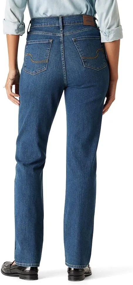 Levi's Women's High-Rise Straight Jeans Stretch Denim, Hurricane, 6 Long — фото 2