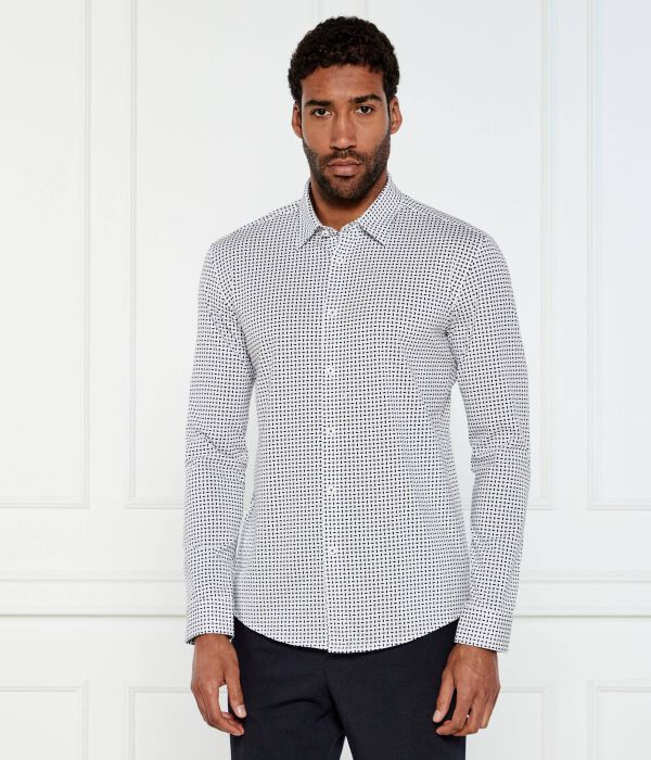 

Рубашка p-roan-kent-c1-233 Slim fit Boss, белый