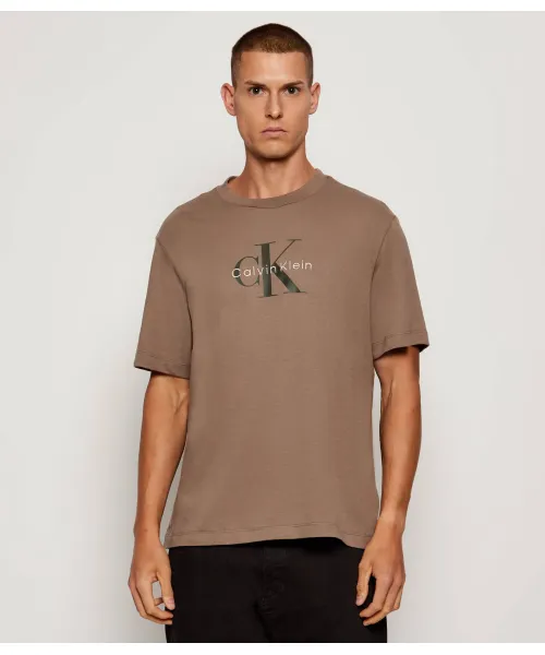 

Футболка Regular fit Calvin Klein Jeans, бежевый
