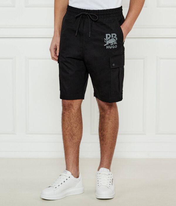 

Шорты garlio hugo x racing bulls Loose fit Hugo, черный
