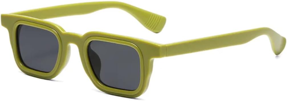 

Солнцезащитные очки с защитой от УФ-излучения UV400 | Панк, маленькая оправа, цветные линзы | для женщин и мужчин, для занятий спортом на открытом воздухе и вождения DSVIGF, Green-black