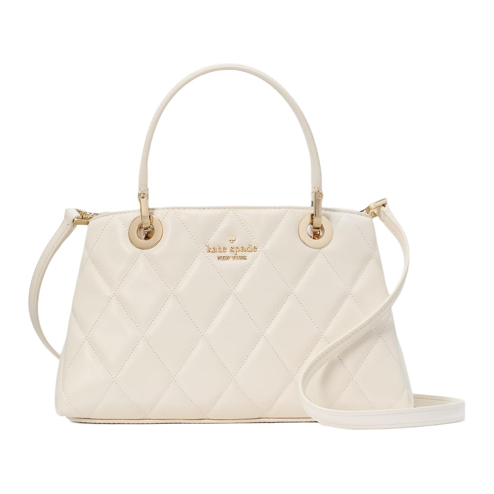 

Kate Spade Кожаная сумка через плечо на одно плечо Trumpets женская белая