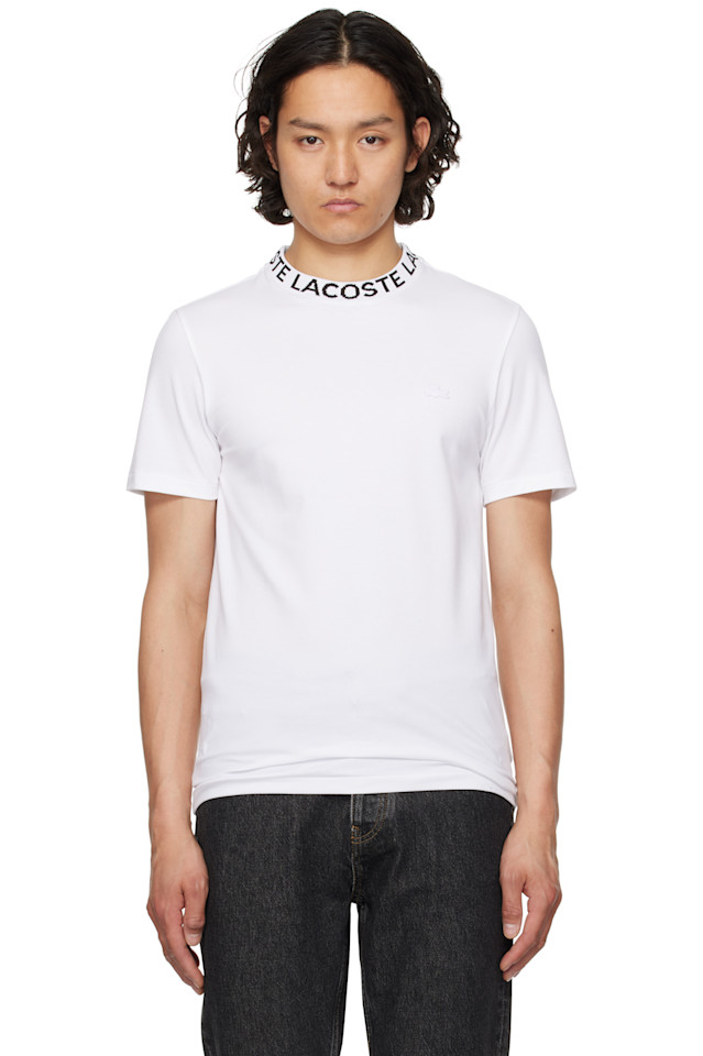 

Фирменная пике-футболка Lacoste, черный