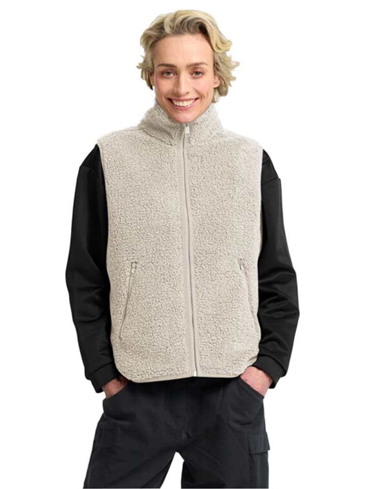 

Jack Wolfskin Флисовый жилет «High Curl» кремового цвета