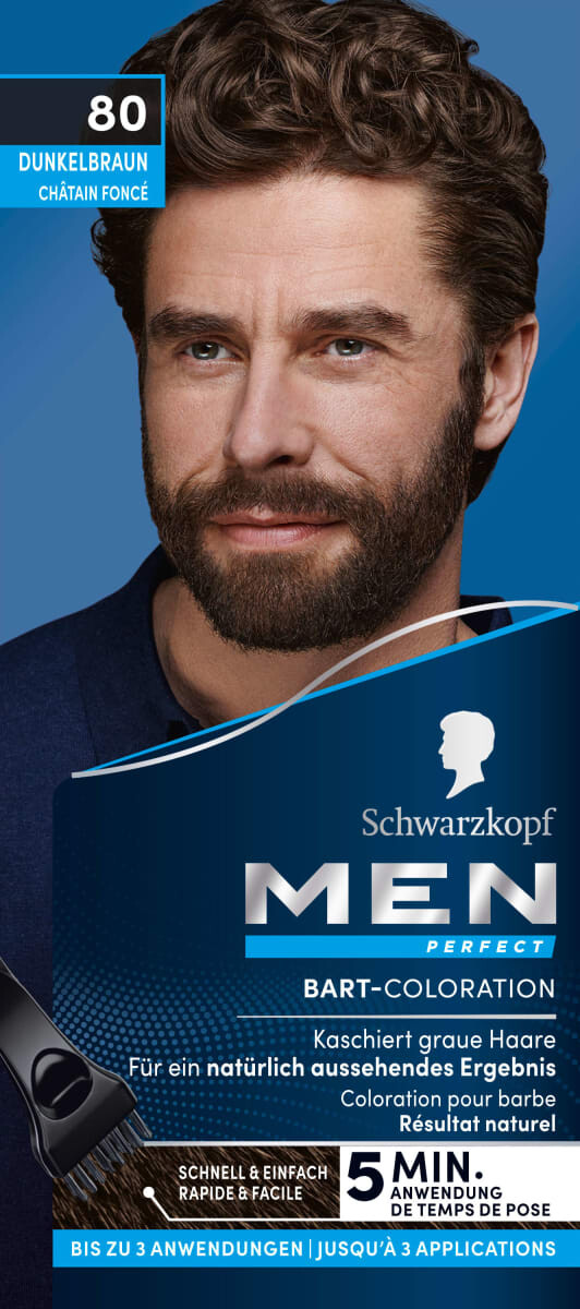

Оттенок для бороды 80 темно-коричневый 1 шт. Schwarzkopf