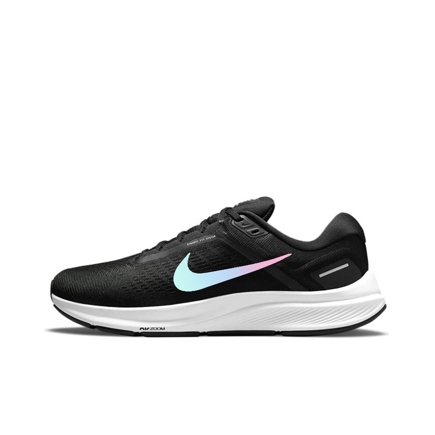 

Кроссовки Zoom Structure 24 мужские с низким верхом черного/белого цвета Nike