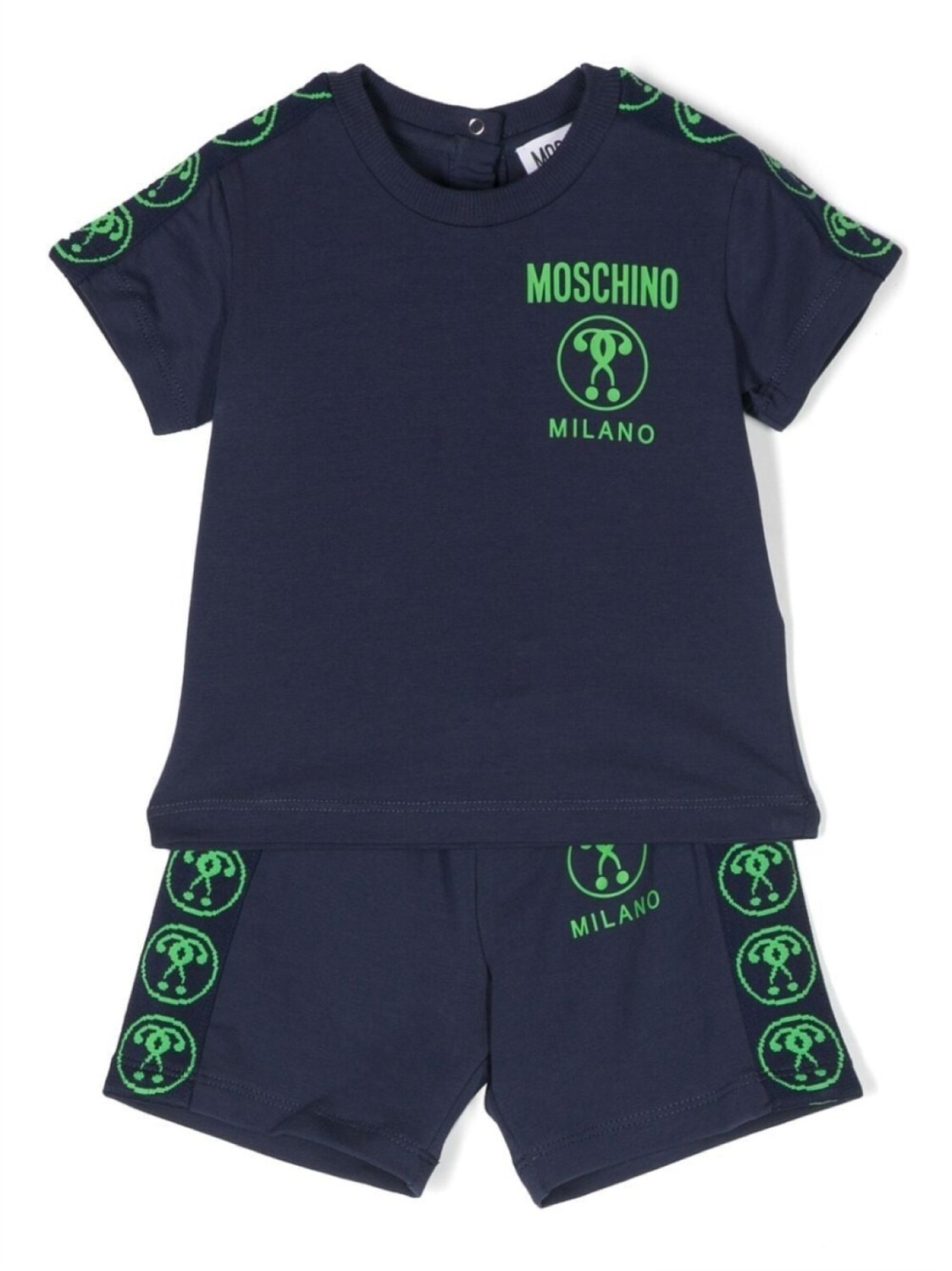 

Moschino Kids шорты с логотипом, синий