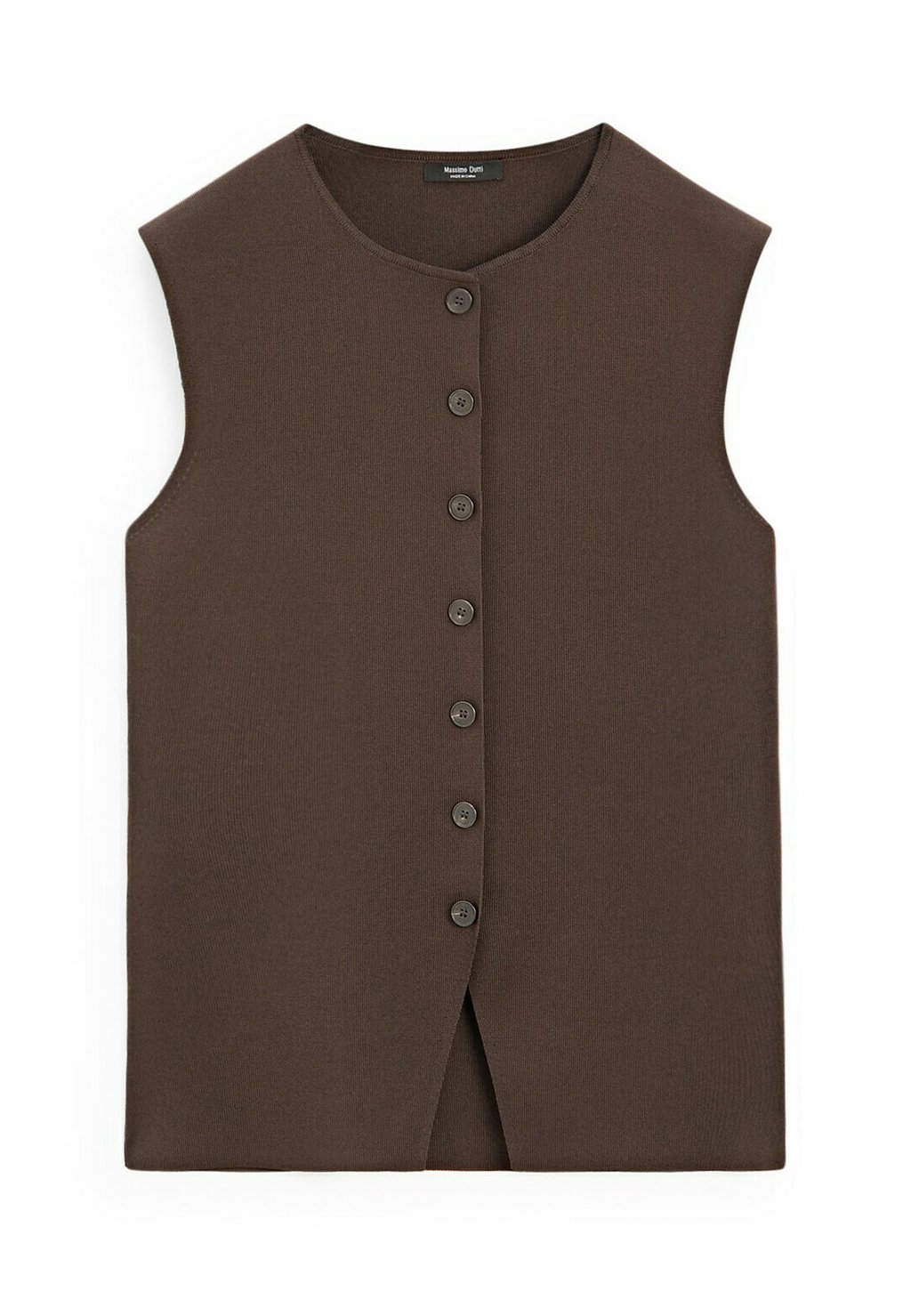 

Жилет Massimo Dutti, коричневый