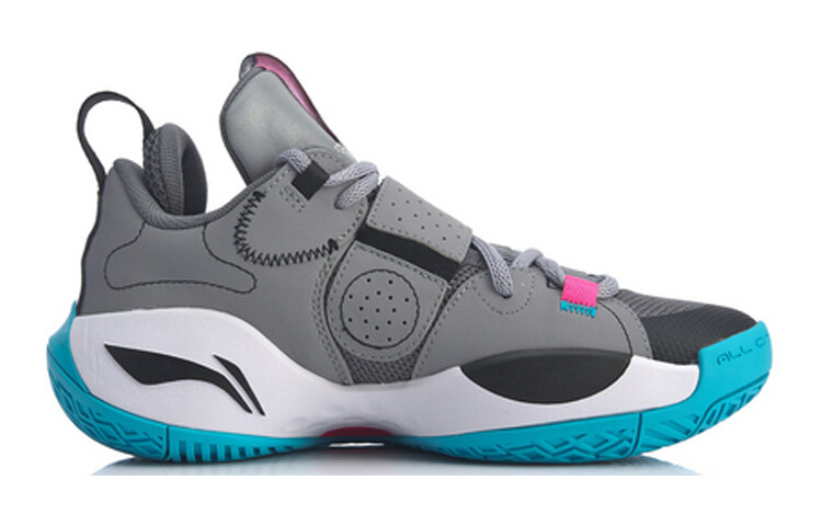 Баскетбольные кроссовки Citywide 8 Youth Edition для детей GS Low-top Rock Grey/White/Blue Lining — фото 2