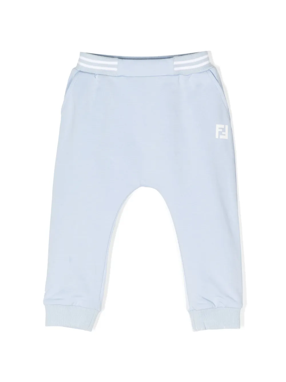 

Спортивные брюки с логотипом FENDI KIDS, синий