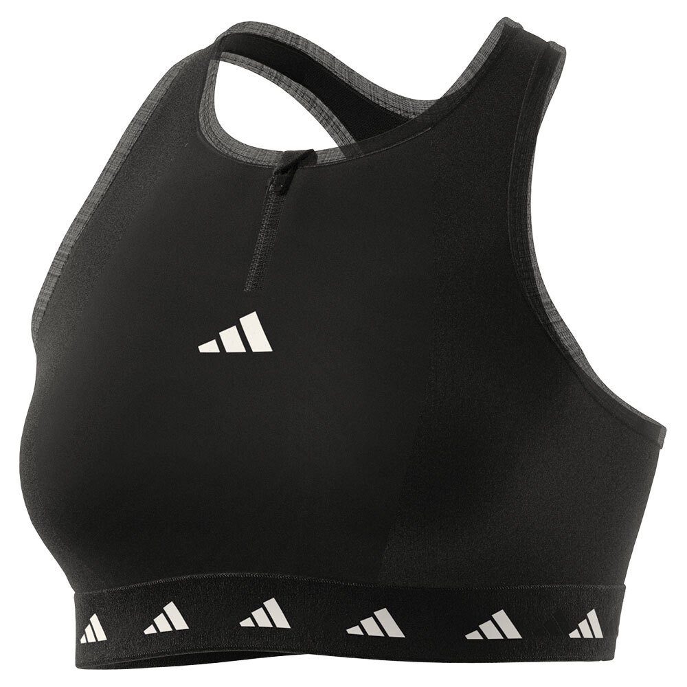 

Спортивный бюстгальтер adidas Powerimpact TF AOP, черный