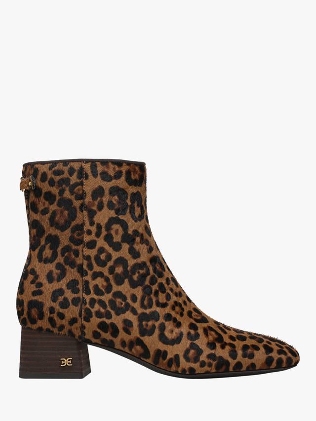 Paige Suede Print ботинки до щиколотки Sam Edelman, Brown/Multi