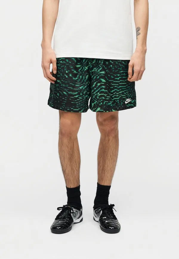 Спортивные штаны в стиле научной фантастики club flow Nike Sportswear, Malachite/Black/Sail — фото 4