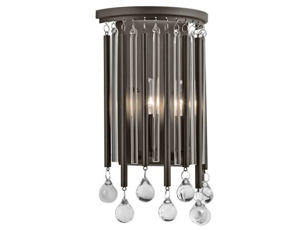 

Светодиодный настенный светильник MeineWunschleuchte 2-flammig, Höhe 31cm цвет espressofarben