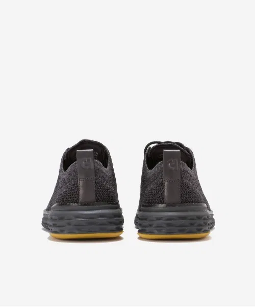 Мужские кроссовки Wingtip Oxford COLE HAAN чёрные — фото 4