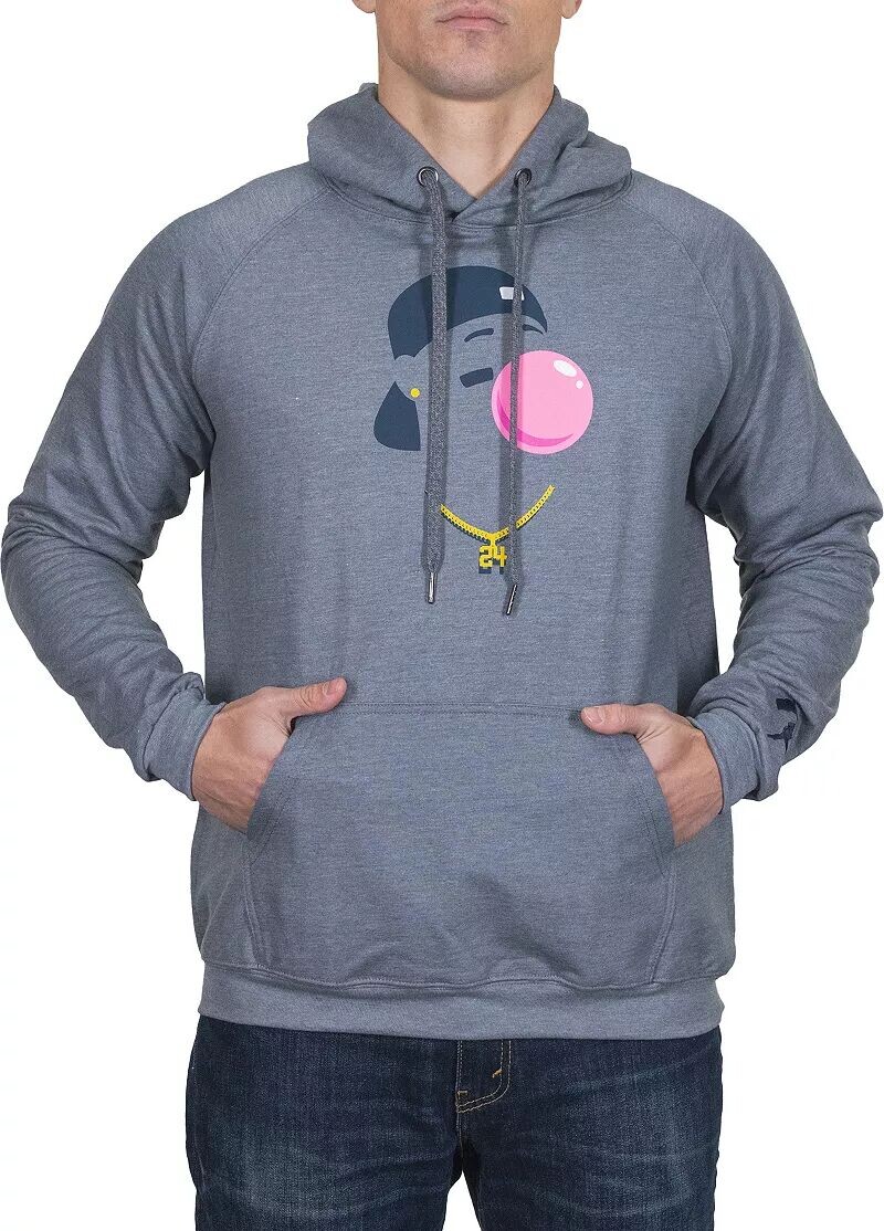 

Мужская толстовка с капюшоном Baseballism Your Favorite Player, серый