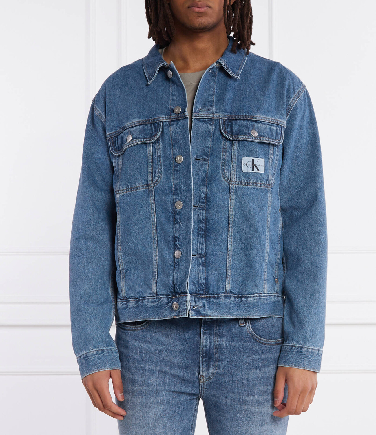 

Куртка CALVIN KLEIN JEANS di jeans Regular Fit, синий