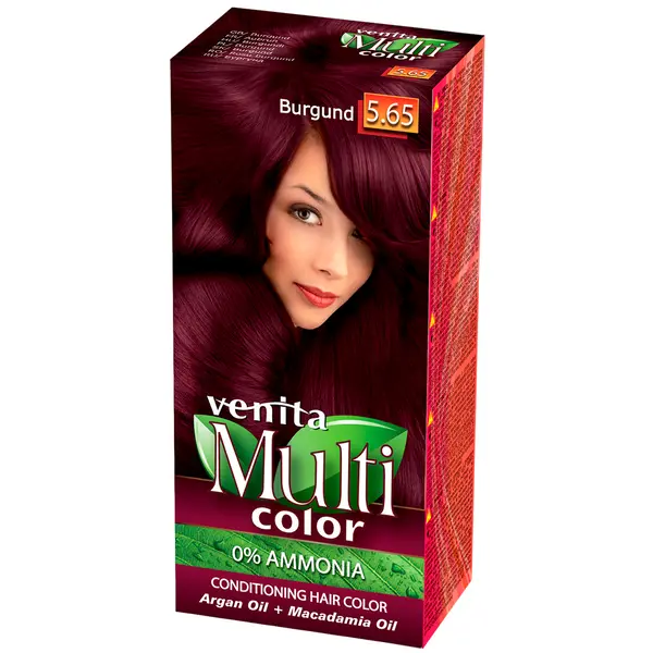 Краска для волос без аммиака 5.65 коричневая, 1 упаковка. Venita Multicolor, цвет 5.65 burgundy — фото 2