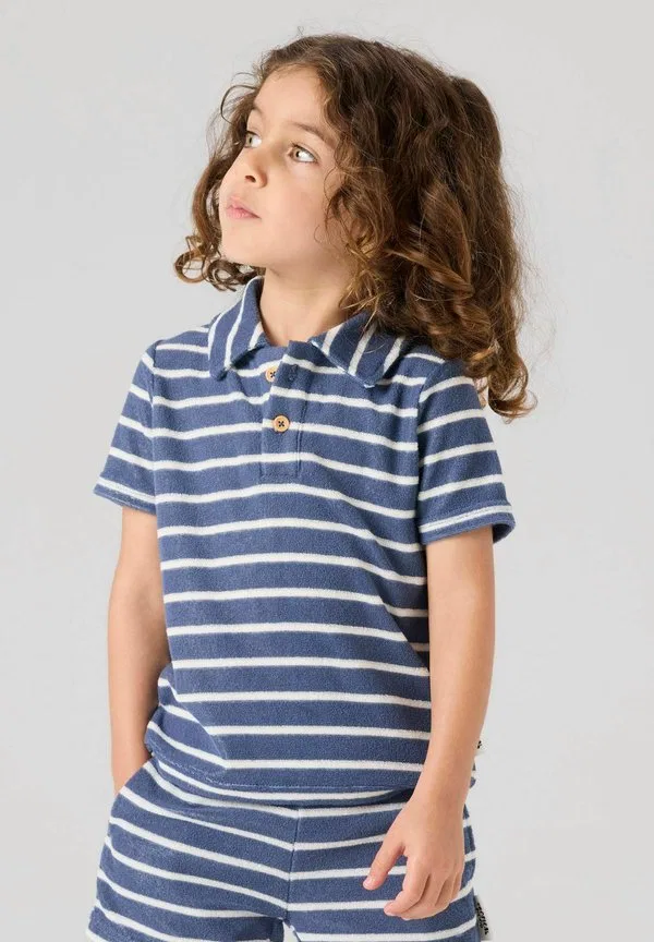 Рубашка поло стандартного кроя poloshirt Name It, Vintage Indigo — фото 2