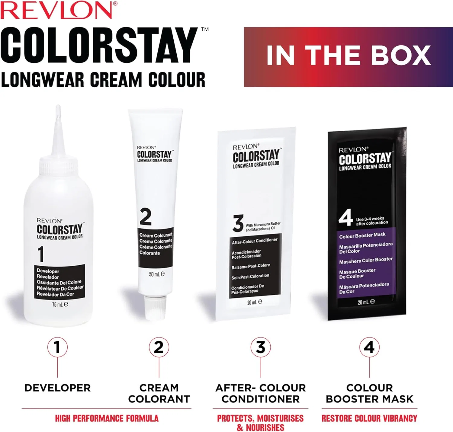 Стойкая крем-краска для волос Revlon ColorStay Longwear, 3 темно-коричневый, 165 мл Revlon, 3 Dark Brown — фото 4