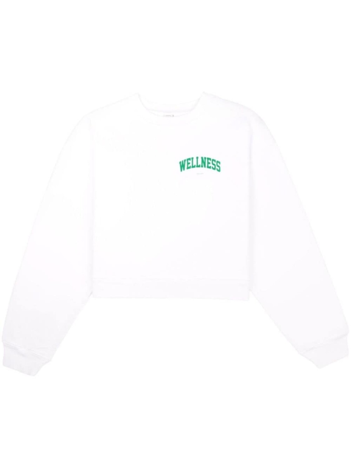 

Sporty & Rich укороченная толстовка Wellness Ivy, белый