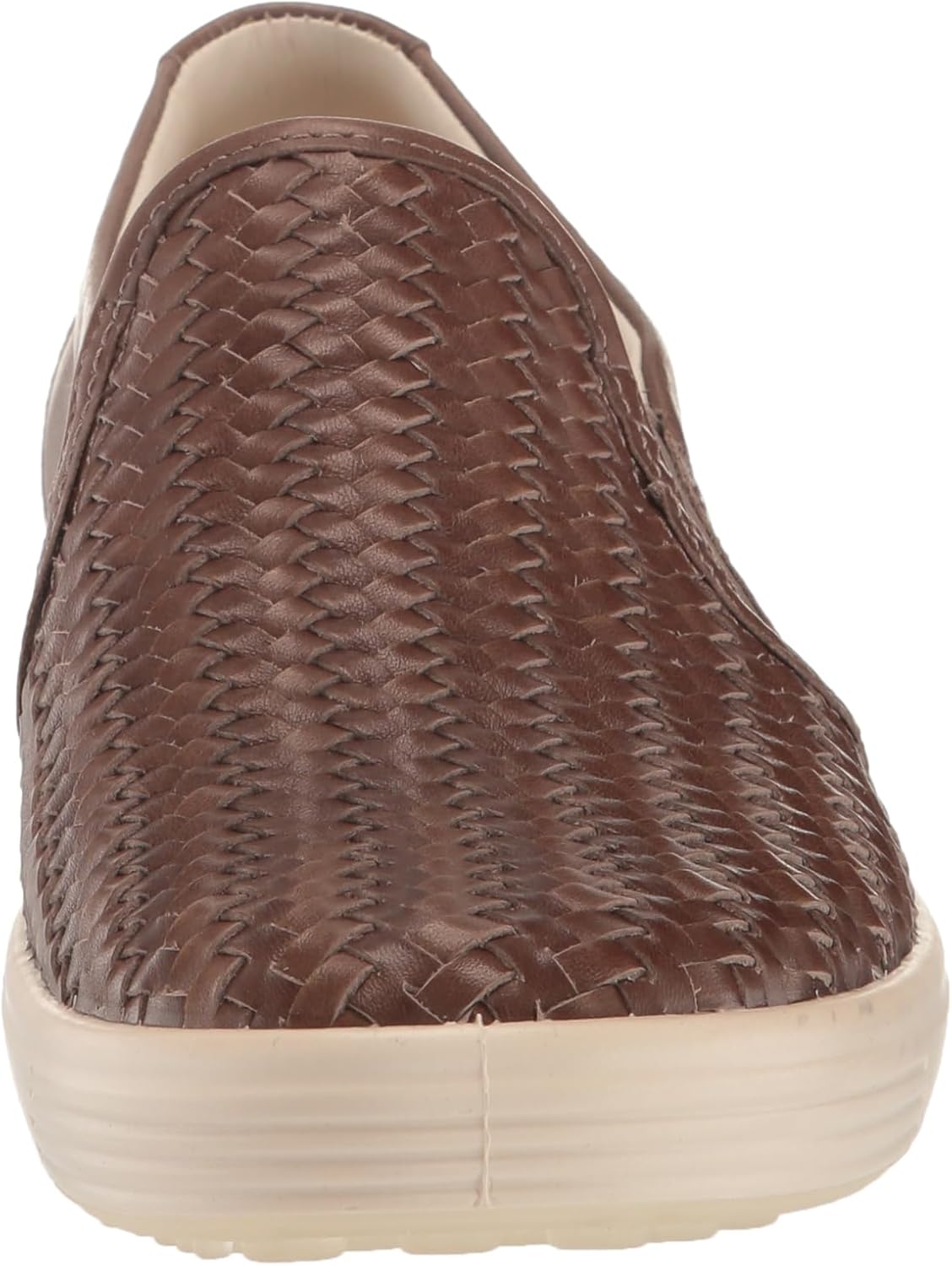 Мужские лоферы ECCO Soft 7 Woven Slip on 2.0, Taupe — фото 2