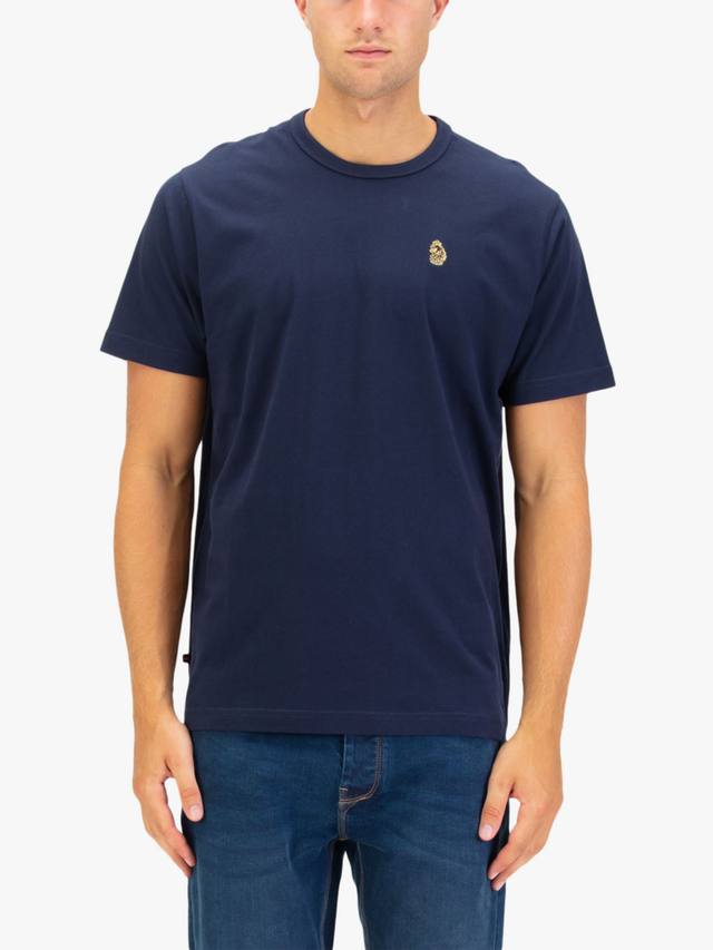 

Футболка Traff Cotton с коротким рукавом и круглым вырезом LUKE 1977, Dark Navy