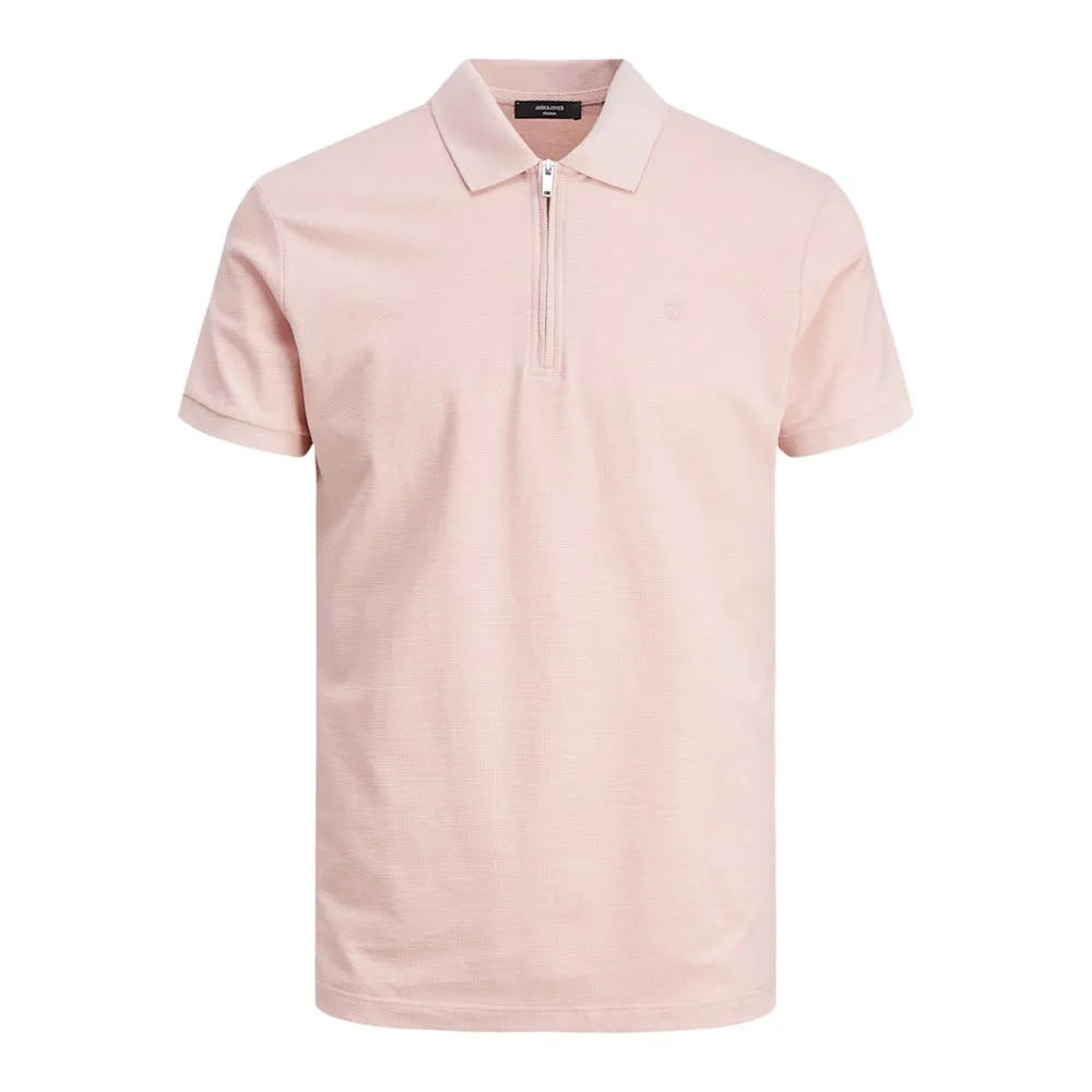 

Поло с коротким рукавом Jack & Jones Structure, розовый