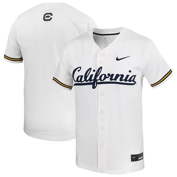 

Мужская белая бейсбольная майка cal bears replica Nike