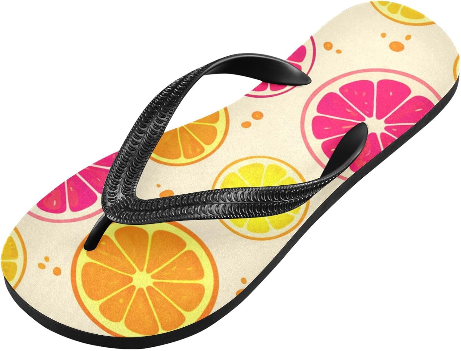 

Женские пляжные шлепанцы UMIRIKO на лето, повседневные, оранжевый, грейпфрут, лимон, быстросохнущие сандалии для мужчин A2301241