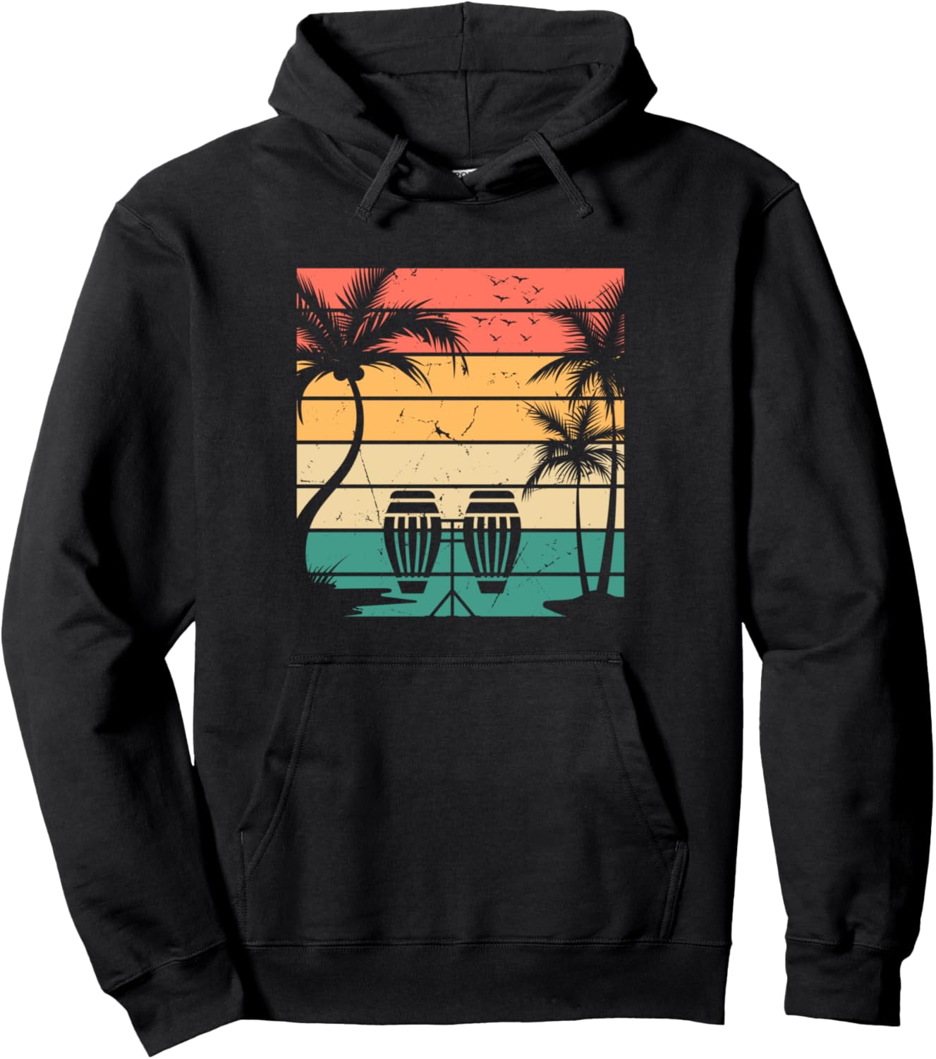 

Толстовка Conga Musician Conga Drum Conga Player в стиле ретро с капюшоном Conga Conga Drummer Conga Musician, черный