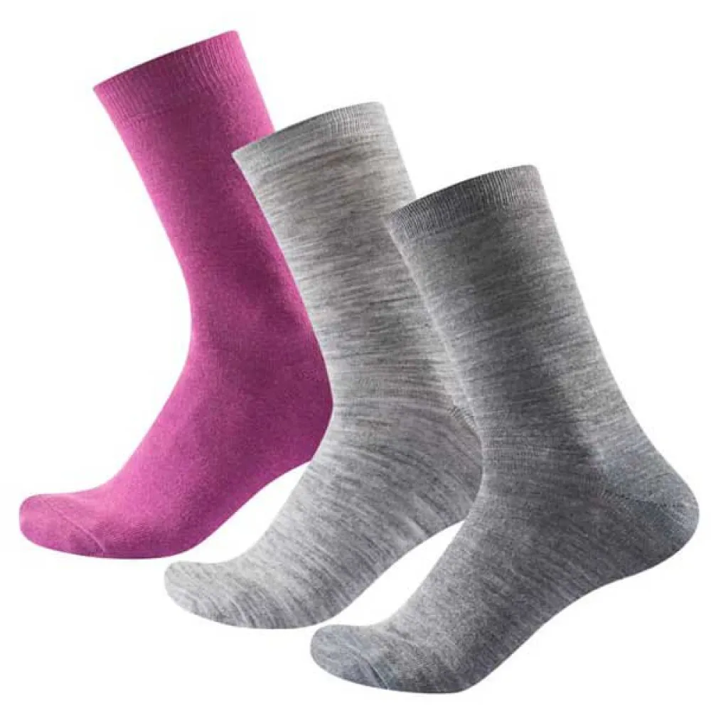 

Носки DEVOLD OF NORWAY Daily Merino Light long 3 pairs, разноцветный