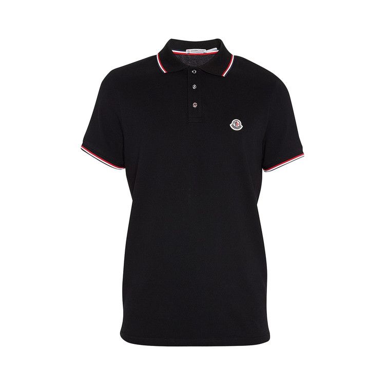 

Поло Moncler Classic Tipped Polo Shirt, Black