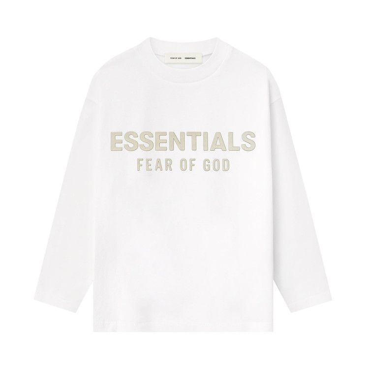 

Футболка Fear of God Essentials Kids Classic Long-Sleeve T-Shirt, Cloud White