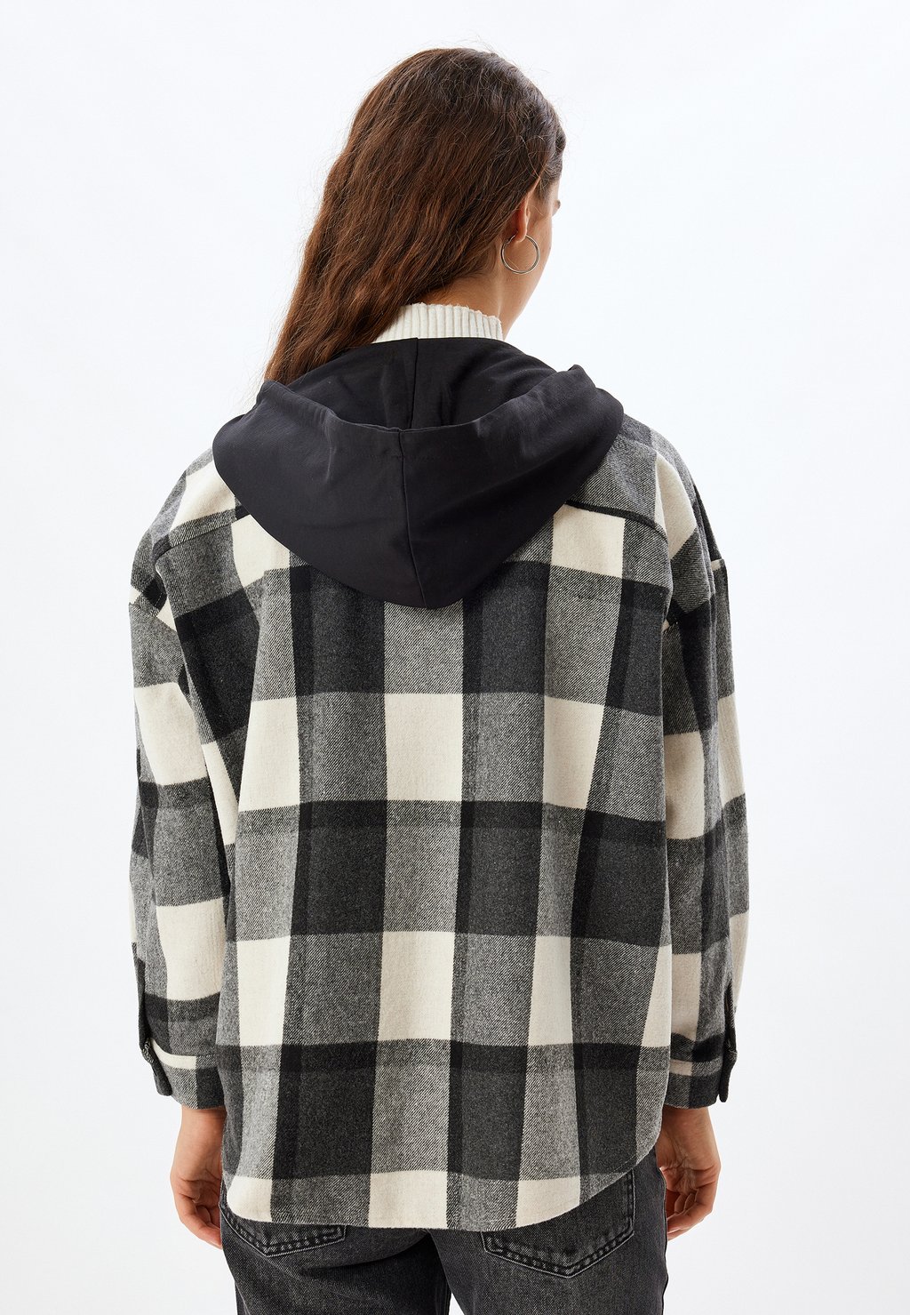

Летняя куртка CHECK PLAID Koton, черный