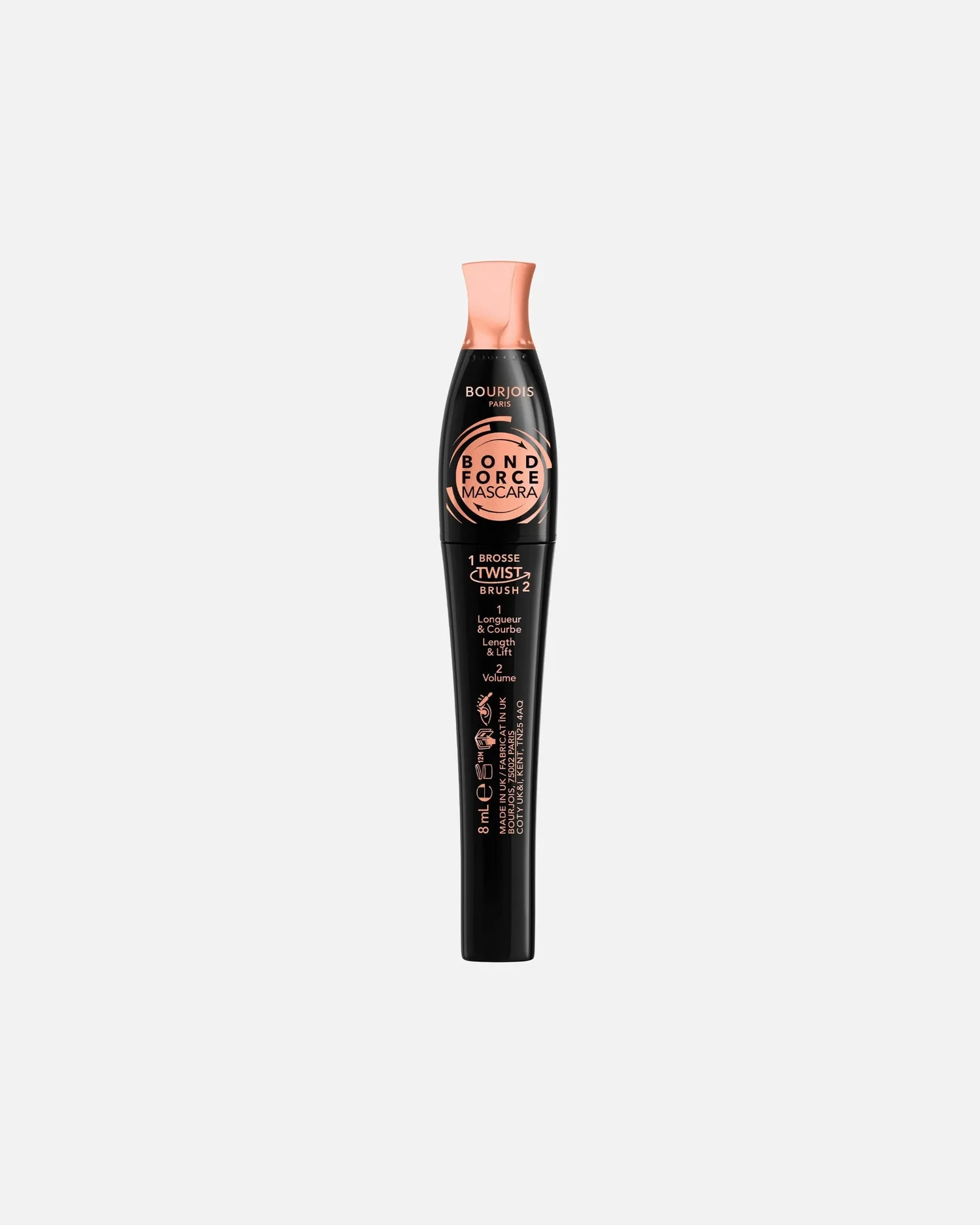 Тушь для ресниц в виде скручивания Bourjois, 8 мл