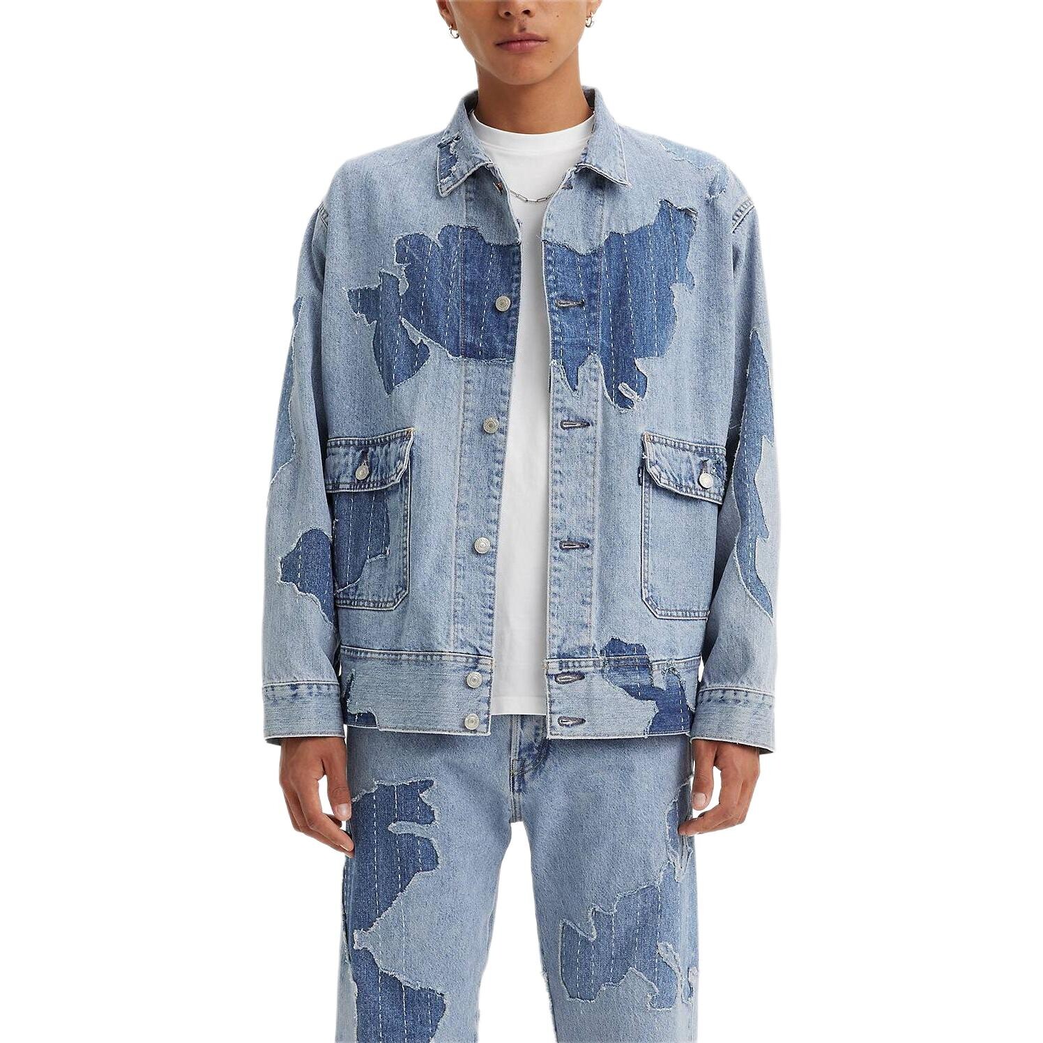 Мужская джинсовая куртка Japan Limited Series, светло-голубая Levi’S, светло-голубой — фото 3