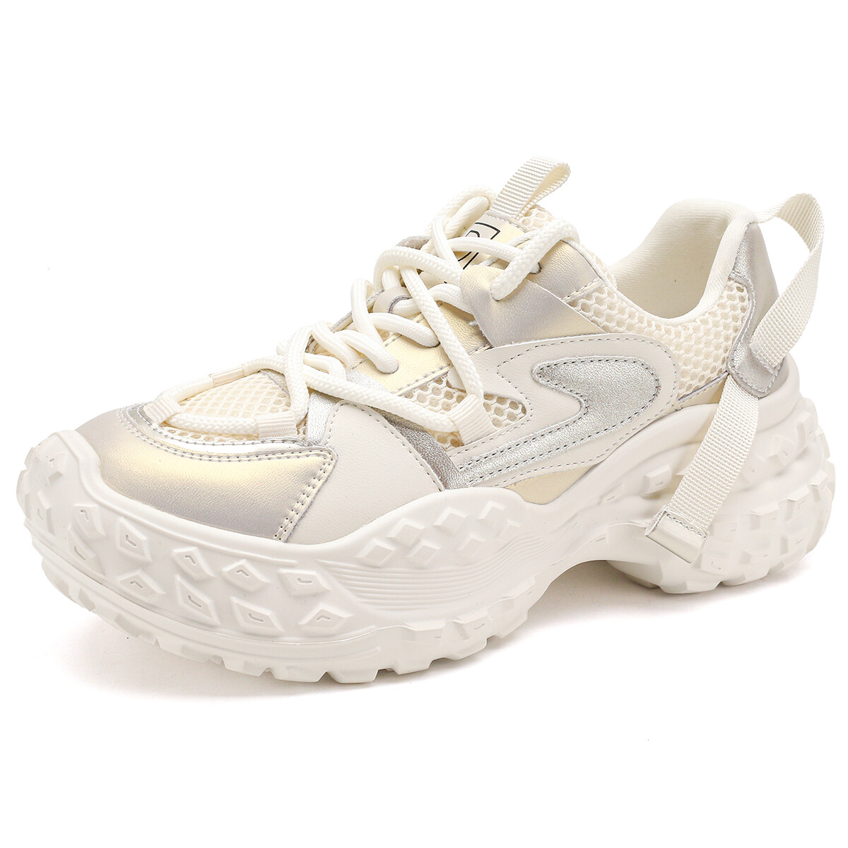 

Кроссовки D:FUSE SCANDINAVIA Chunky Sneakers Women's Low-Top, Бежевый, Кроссовки D:FUSE SCANDINAVIA Chunky Sneakers Women's Low-Top