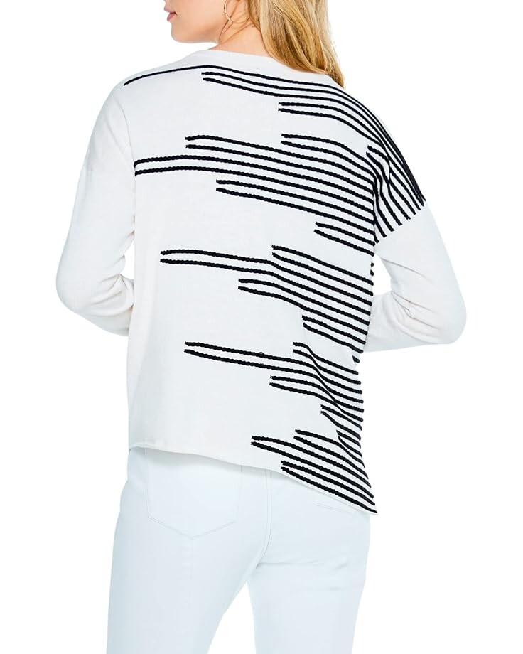 

Свитер NIC+ZOE Fresh Perspective Sweater, белый мульти