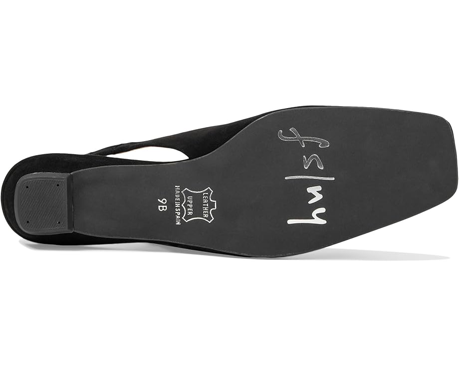 Туфли на плоской подошве French Sole Mischa, черный замшевый — фото 3