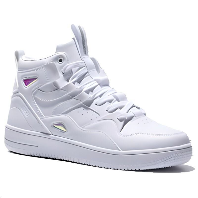 Кроссовки XTEP Skateboarding Shoes Men Mid-top White, белый — фото 2