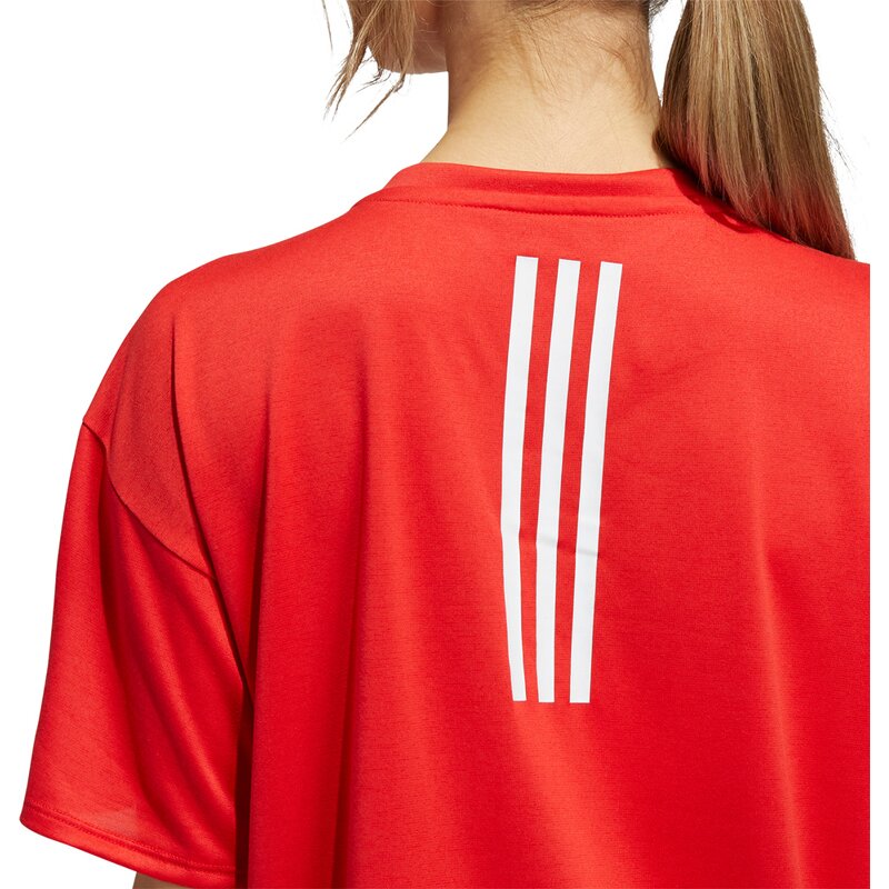 Тренировочная футболка Aeroready с тремя полосками Adidas, мультиколор — фото 3