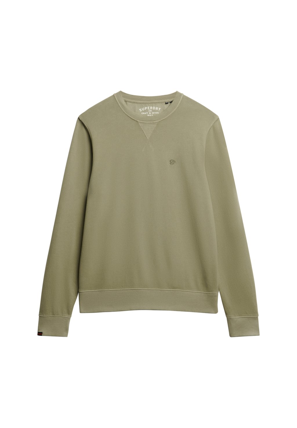 Толстовка CLASSIC ESSENTIAL Superdry, цвет Light Khaki Green — фото 4