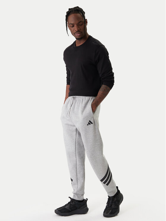 Спортивные брюки regular fit Future Icons 3-Stripes JD4867 Adidas, серый — фото 2